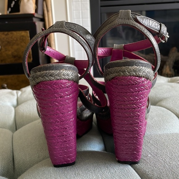 Balenciaga Arena Espadrille Wedges - Picture 9 of 16